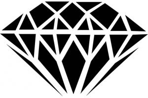 Stencil Schablone A6 Diamant